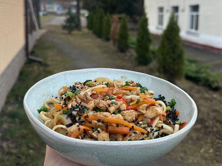 Удон з куркою
